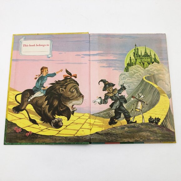 The Wizard of Oz for Ages 5 to 9 L. Frank Baum HB Adapted by Allen Chaffee 1950 - Picture 5 of 10